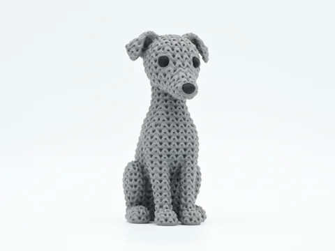 Accesorio para impresora 3D: Knitted Greyhound Dog — referencia de MakerWorld