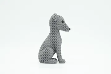 Accesorio para impresora 3D: Knitted Greyhound Dog — vista de referencia 3