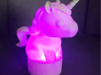 Veilleuse licorne (impression monochrome) — photo 2