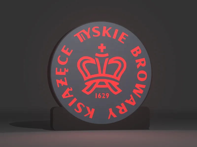 Tyskie Logo Lightbox