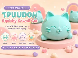 TPUUDOH Series #1 Squishy Kawaii Kat