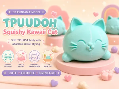 TPUUDOH Series #1 Squishy Kawaii Kat