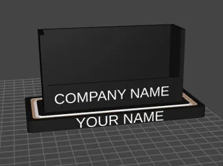 Business Card holder Parametric Customize Elegant
