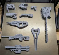 Pack d'armes décoratives Halo Infinite (échelle 1:18) — photo 3