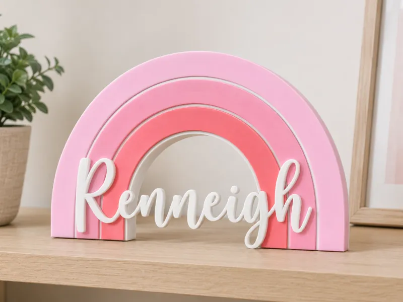 Personalised Freestanding Rainbow Arch