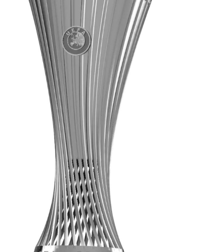 Uefa conference league trophy in parts