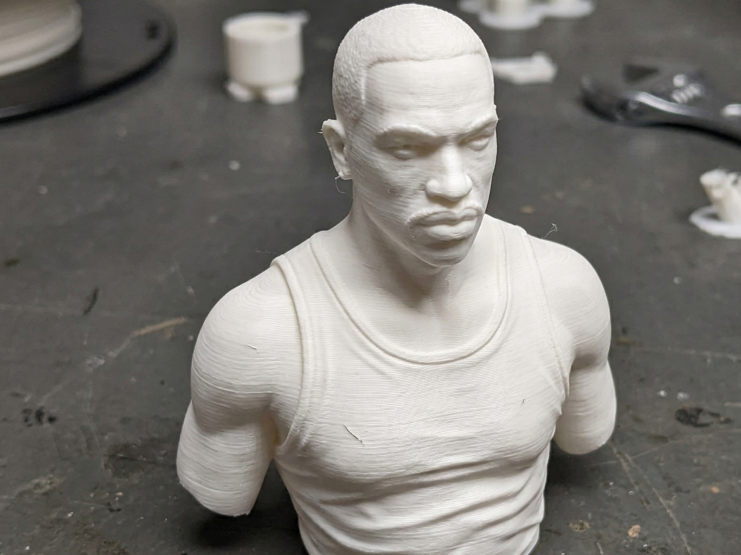 GTA San Andreas CJ Bust 3D Print Model 318