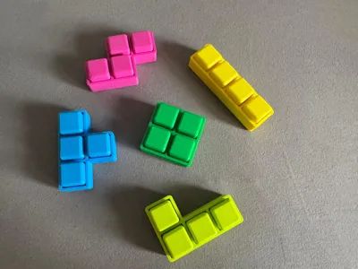 Tetris clicker fidget