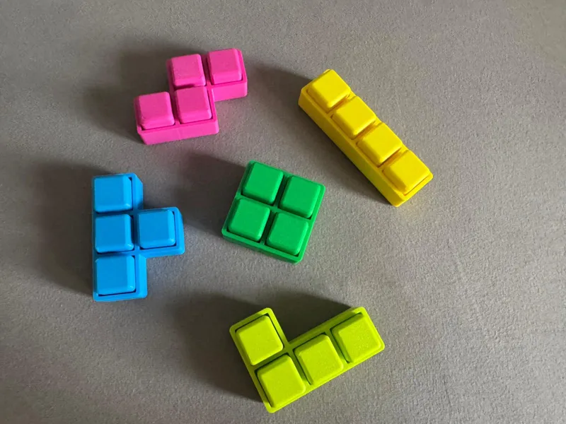 Tetris clicker fidget
