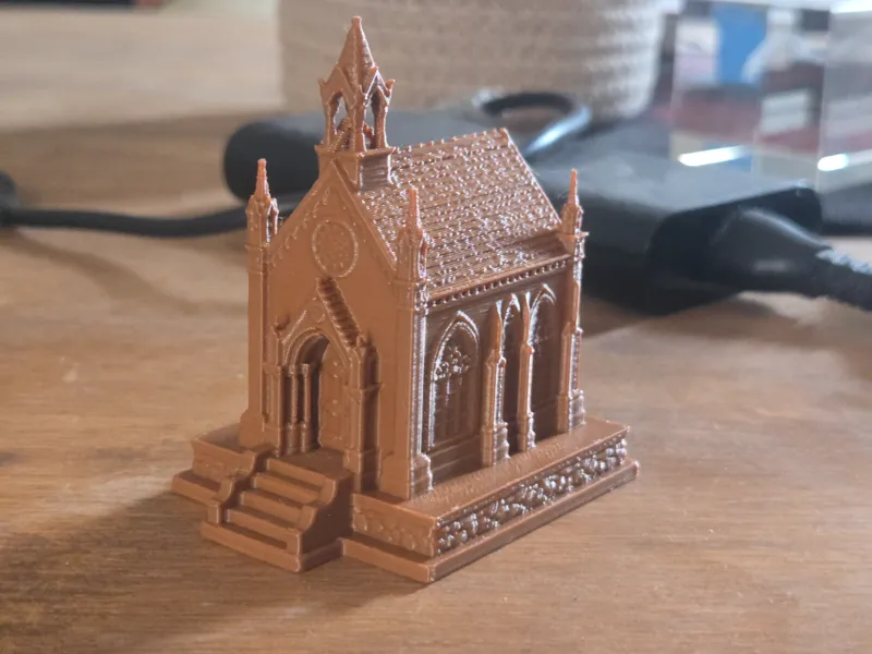 Table top church model 