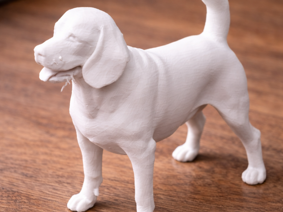 Dog beagle statue