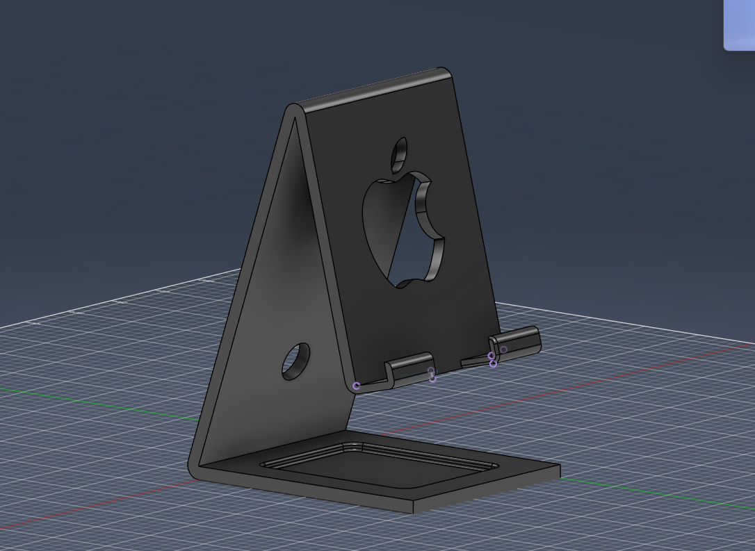 Miniatura 2 do modelo 3D stand per telefono