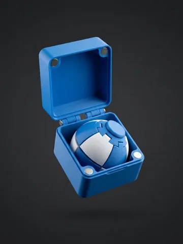 Caja o estuche: Box für Drück und Drehball — vista de referencia 2