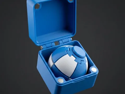 Caja o estuche: Box für Drück und Drehball — referencia de MakerWorld