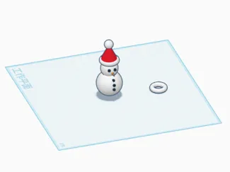 雪人附底座