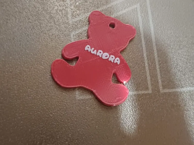 portachiavi orsetto personalizzabile