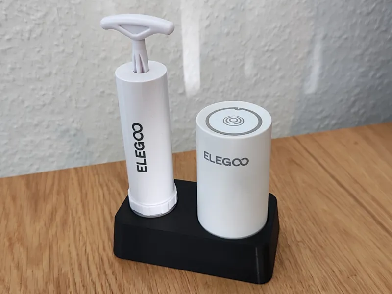 ELEGOO Vacuum Pump Stand / Manual & Electric Pump