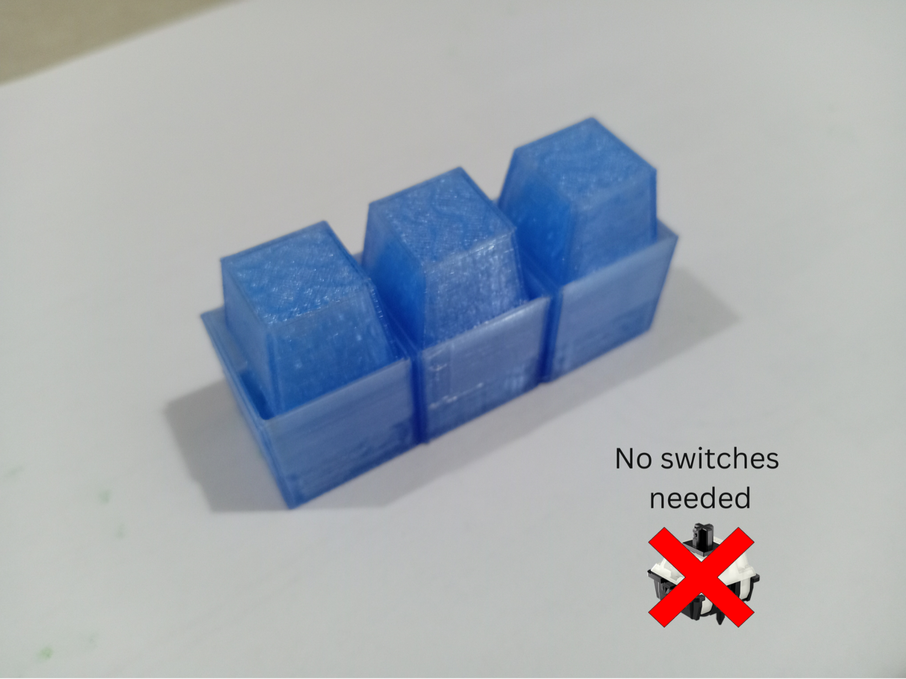 Triple keyboard clicker