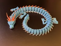 3-Color Dragon 42cm – Color Change by Layer, Minimal Waste