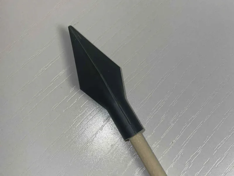 Costume Arrowhead for Quarter Inch Dowel Rod