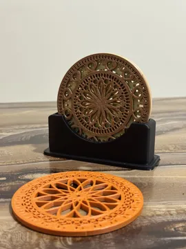 Soporte: Geometric Mandala Drink Holder Set — vista de referencia 3