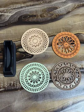 Soporte: Geometric Mandala Drink Holder Set — vista de referencia 4