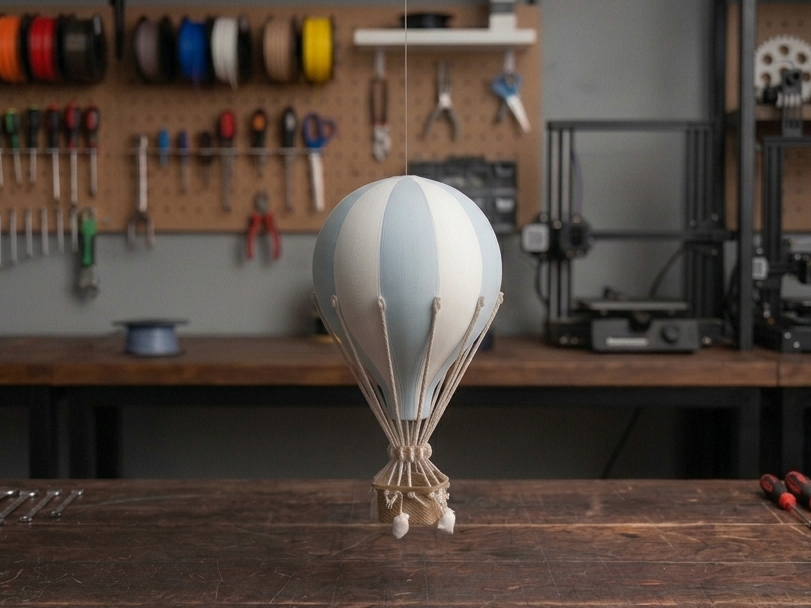 Floating Hot Air Balloon - Ceiling Hanging Decor