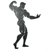 Décoration murale bodybuilder — photo 2
