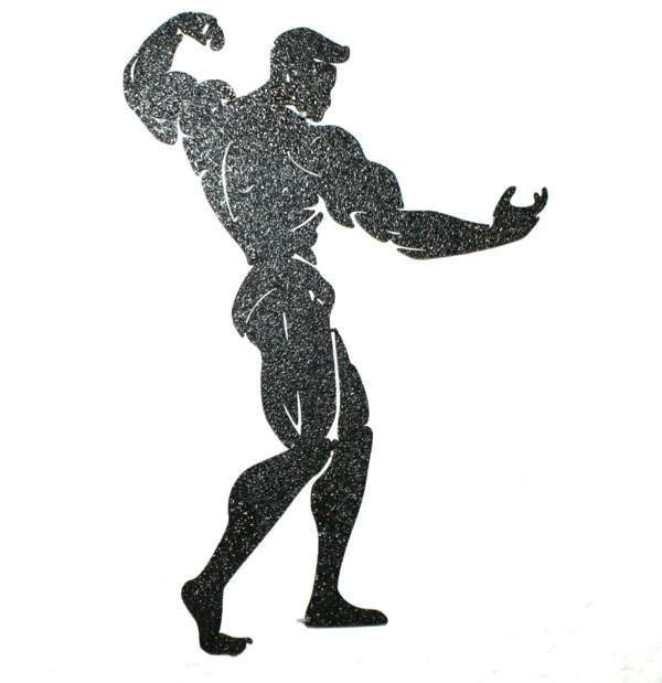 Décoration murale bodybuilder