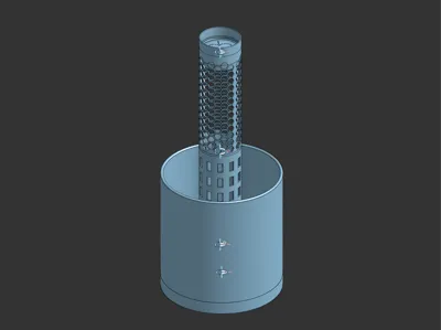Modular Planter with Climbing Plant Support