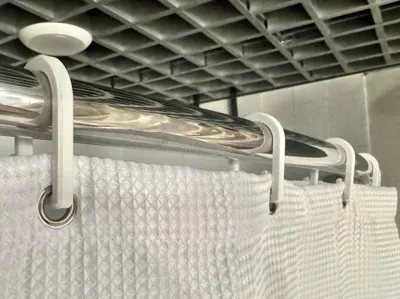 Shower Curtain Hook Clip - won't come off!