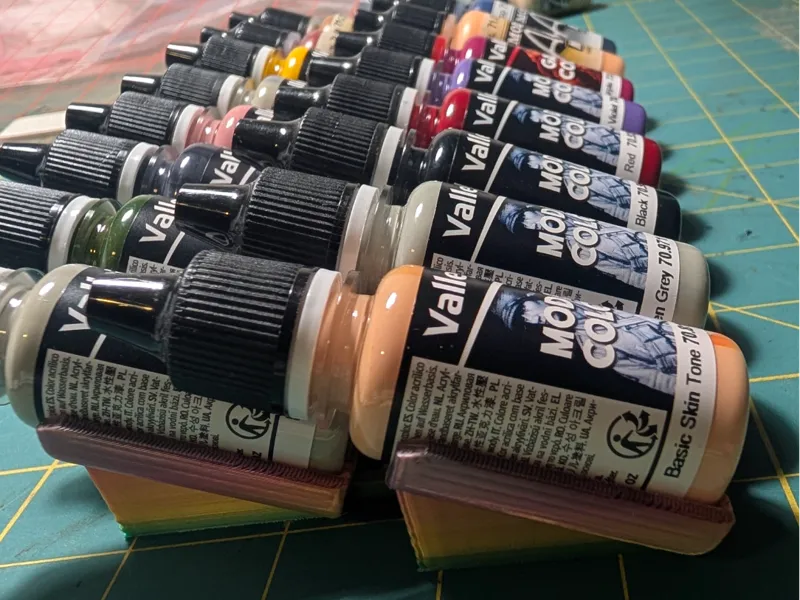 Angled 17ml Paint Holder for Slim Drawers - 6 Pack