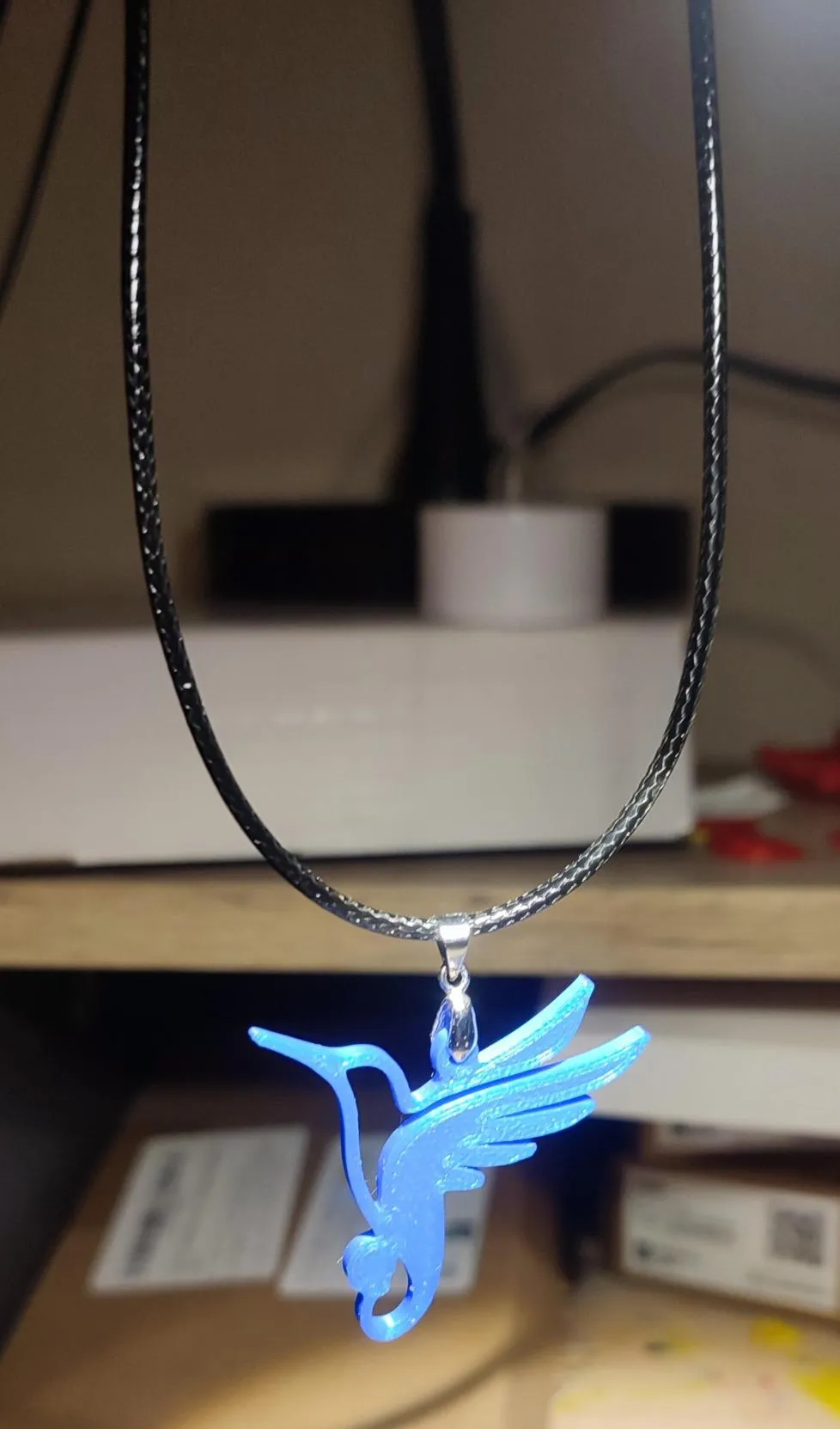 Collier Colibri (ou boucle d'oreille) view 4