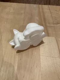 Chat lové — figurine de bureau — photo 3