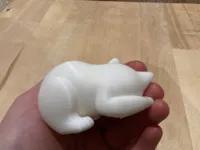 Chat lové — figurine de bureau — photo 6