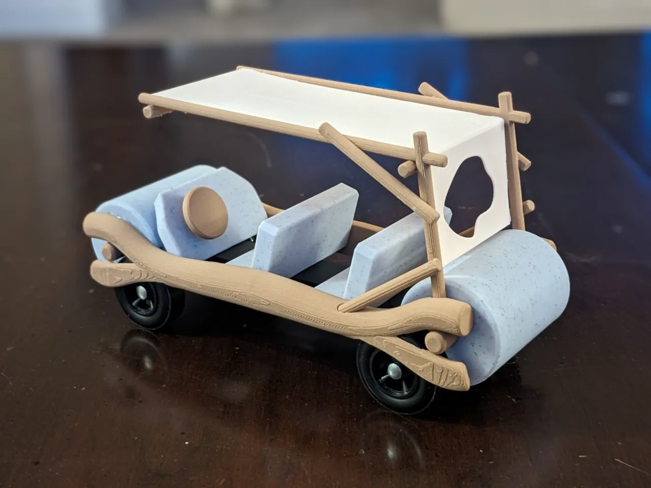 Flintstones Car (Pinewood Derby Car Shell) view 4