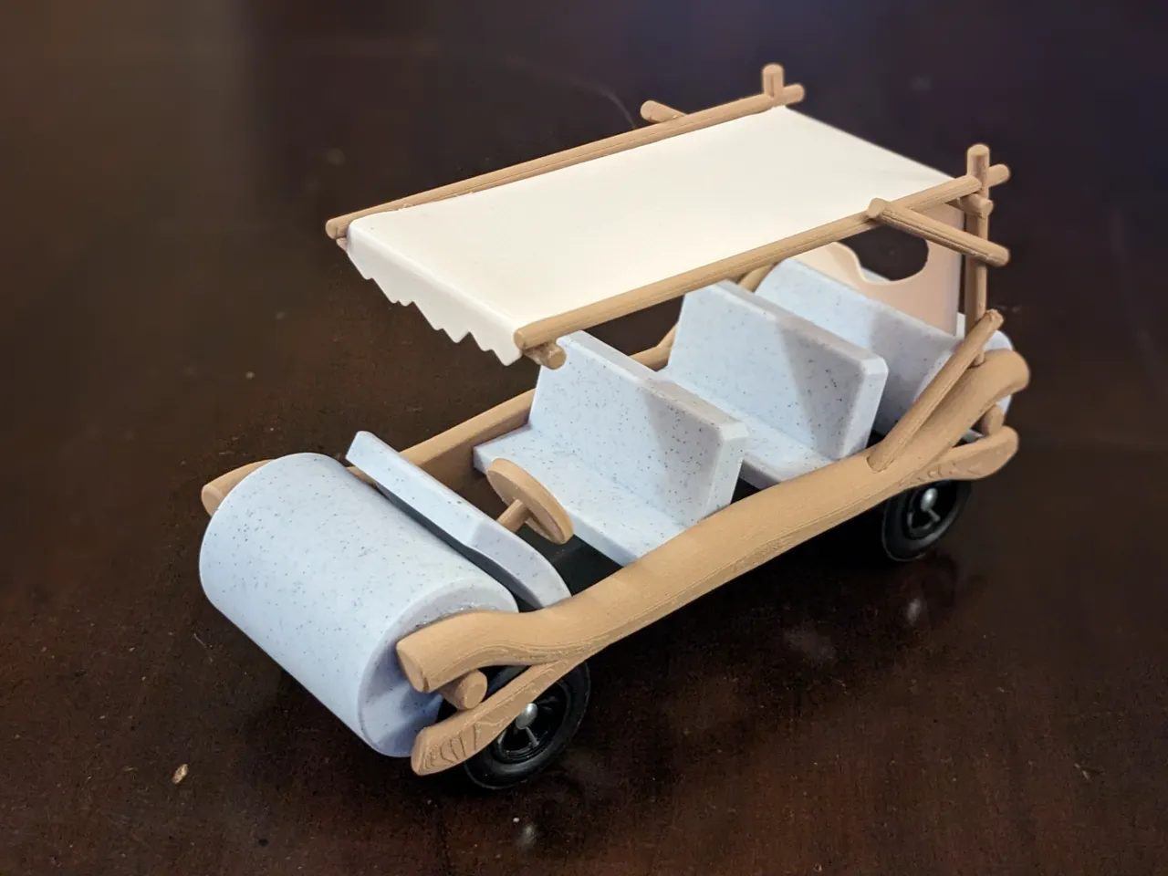 Flintstones Car (Pinewood Derby Car Shell) view 3