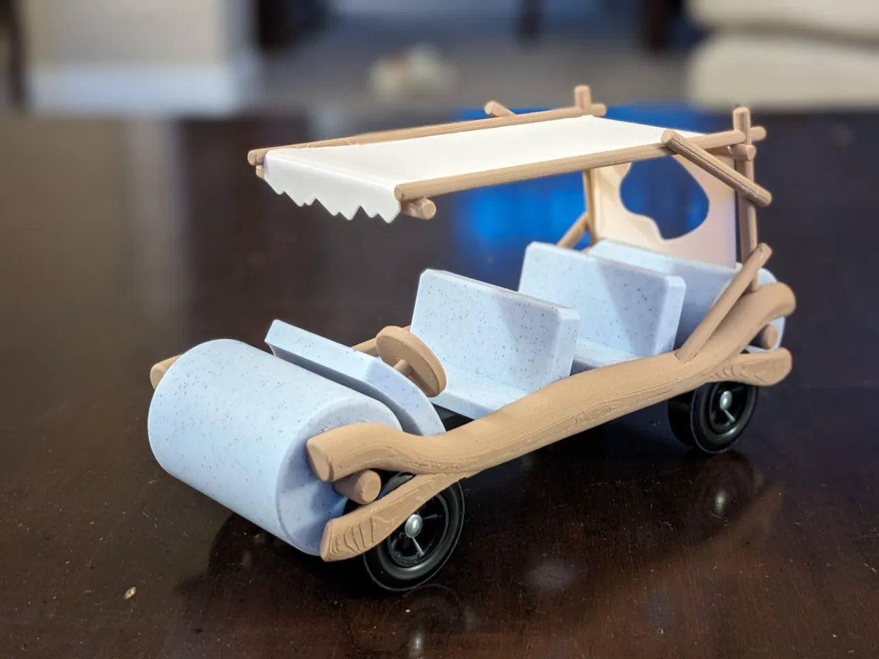 Flintstones Car (Pinewood Derby Car Shell) view 2