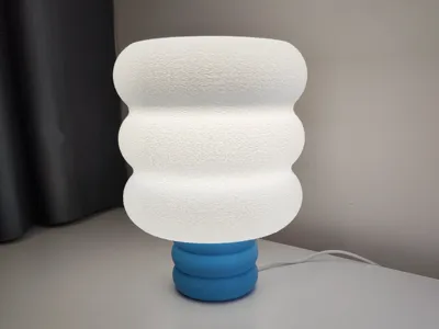Fuzzy Wave Table Lamp 