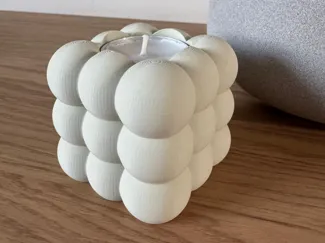 Bubblecandle Holder (3x3)