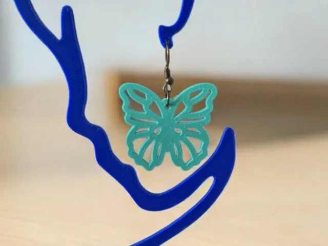 Full Butterfly Earrings