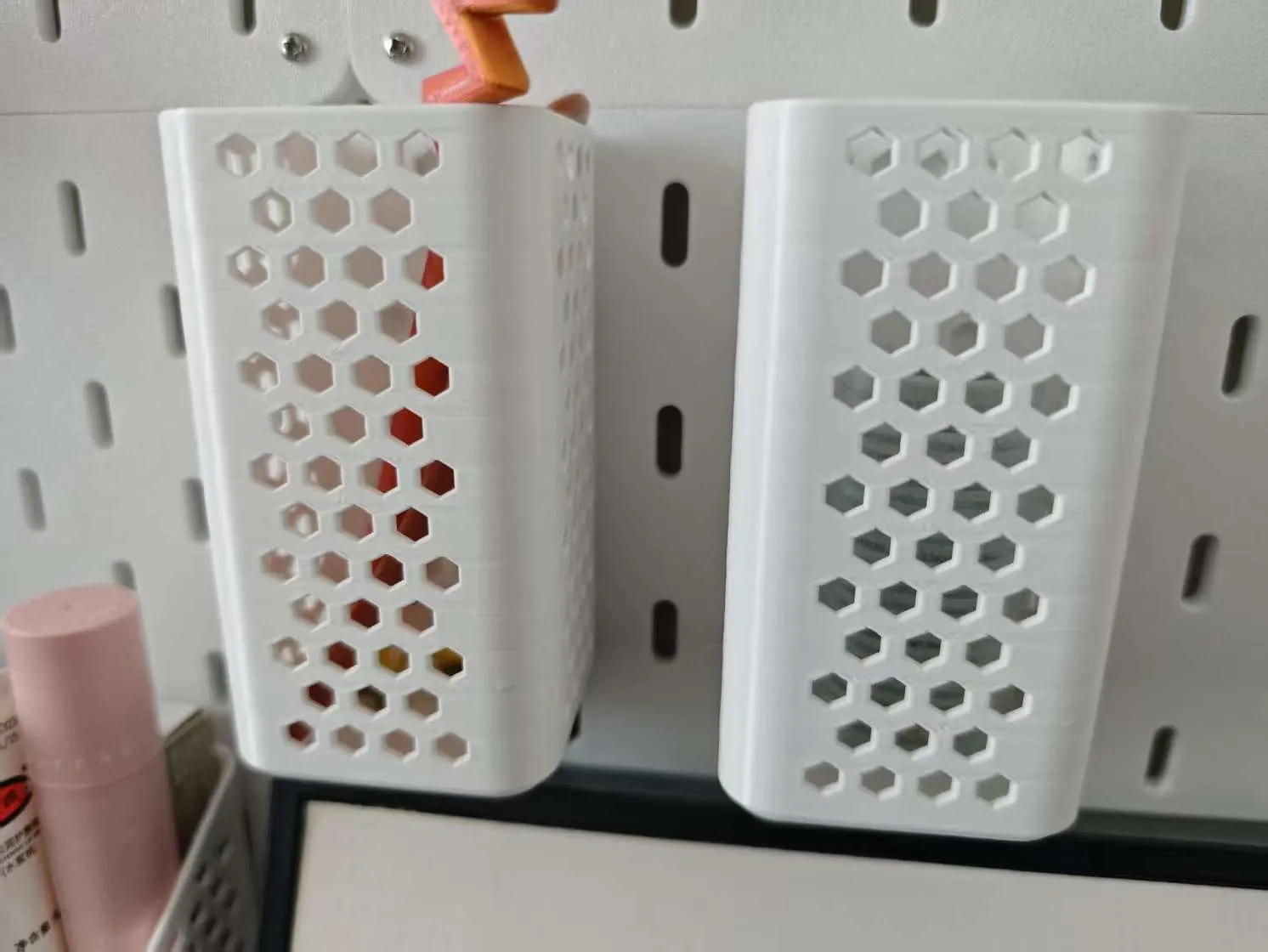 Miniatura 4 do modelo 3D 洞洞板收纳盒（宜家洞洞板配件）