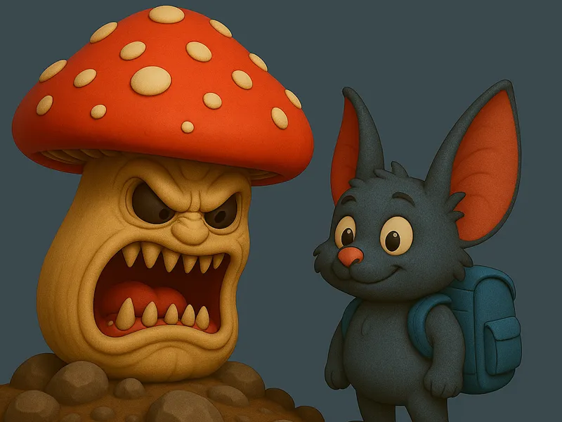 Killerpilz vs Fledermaus