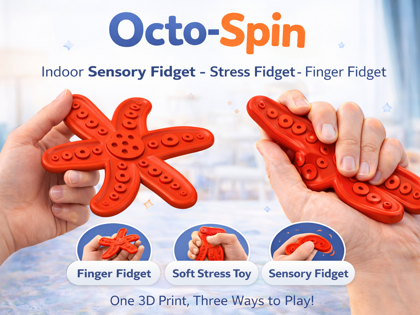 Miniatura 3 do modelo 3D Octo-Spin