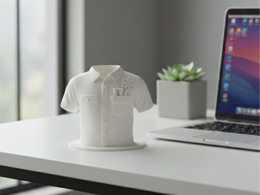 Scientist & Lab Coat Pen Holder - Desktop Science 