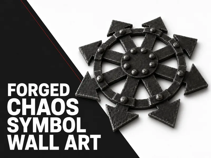 Forged Chaos Symbol Wall Art