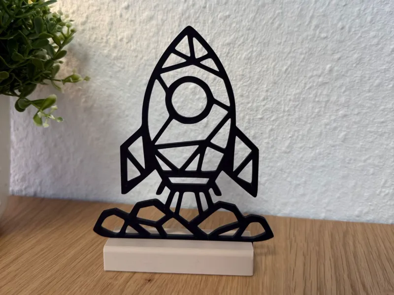 Low Poly Space Rocket