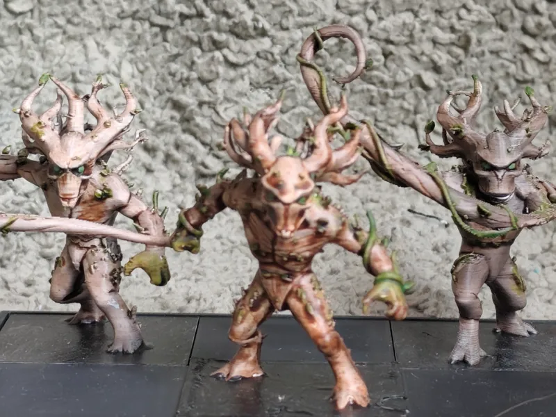 Trio Hommes Arbre