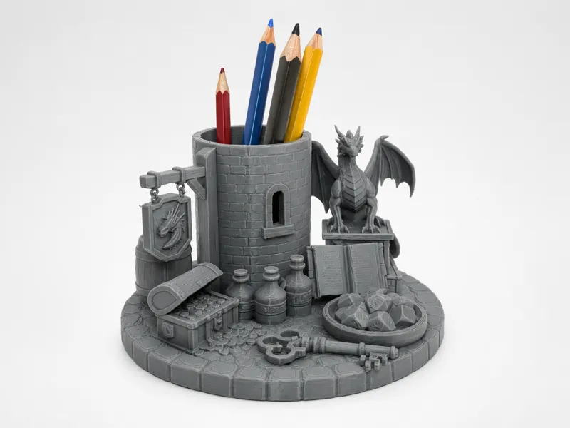 The Dragon's Scriptorium - Fantasy Stifthalter