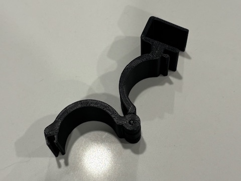Print in Place Hinged Desk Cable Clip